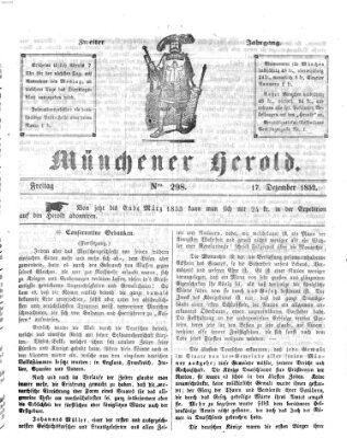 Münchener Herold Freitag 17. Dezember 1852