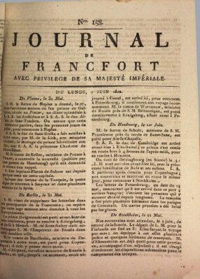 Journal de Francfort Montag 7. Juni 1802