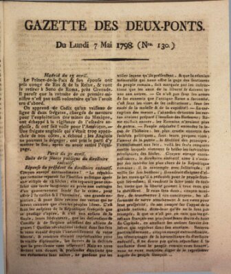 Gazette des Deux-Ponts Montag 7. Mai 1798