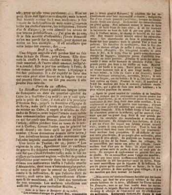 Journal politique de l'Europe (Gazette des Deux-Ponts) Montag 29. Oktober 1798