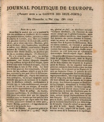 Journal politique de l'Europe (Gazette des Deux-Ponts) Sonntag 19. Mai 1799