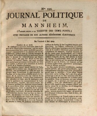 Journal politique de Mannheim (Gazette des Deux-Ponts) Freitag 6. Mai 1803