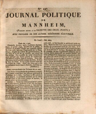 Journal politique de Mannheim (Gazette des Deux-Ponts) Montag 7. Mai 1804