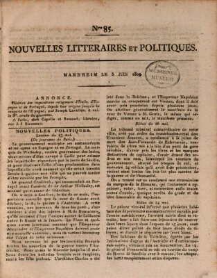 Nouvelles littéraires et politiques (Gazette des Deux-Ponts) Montag 5. Juni 1809