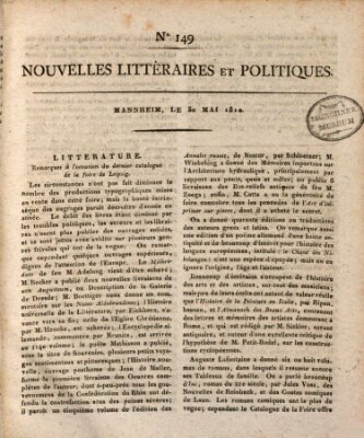 Nouvelles littéraires et politiques (Gazette des Deux-Ponts) Mittwoch 30. Mai 1810