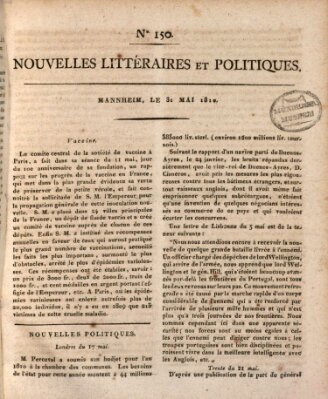 Nouvelles littéraires et politiques (Gazette des Deux-Ponts) Donnerstag 31. Mai 1810