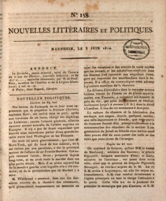 Nouvelles littéraires et politiques (Gazette des Deux-Ponts) Freitag 8. Juni 1810