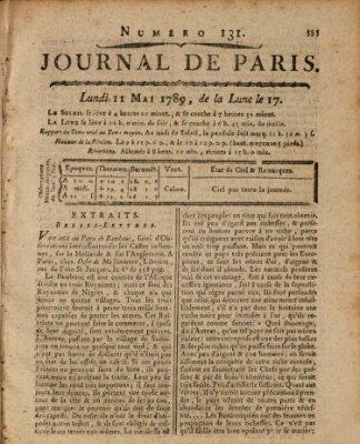 Journal de Paris 〈Paris〉 Montag 11. Mai 1789