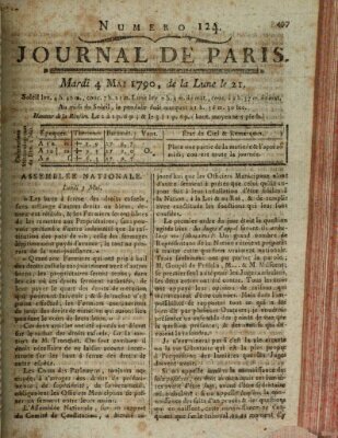 Journal de Paris 〈Paris〉 Dienstag 4. Mai 1790