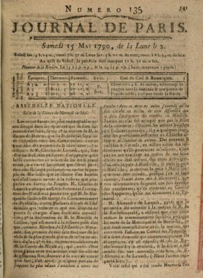 Journal de Paris 〈Paris〉 Samstag 15. Mai 1790