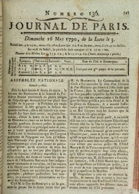 Journal de Paris 〈Paris〉 Sonntag 16. Mai 1790