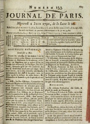 Journal de Paris 〈Paris〉 Mittwoch 2. Juni 1790