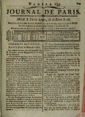 Journal de Paris 〈Paris〉 Dienstag 8. Juni 1790