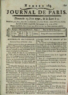 Journal de Paris 〈Paris〉 Sonntag 13. Juni 1790