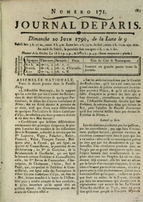 Journal de Paris 〈Paris〉 Sonntag 20. Juni 1790