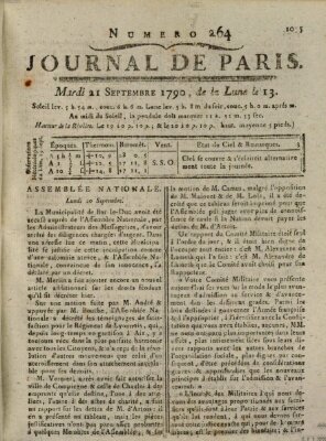 Journal de Paris 〈Paris〉 Dienstag 21. September 1790