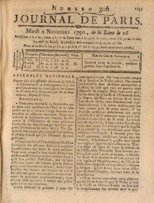 Journal de Paris 〈Paris〉 Dienstag 2. November 1790