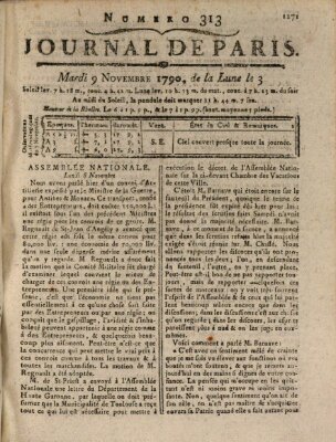 Journal de Paris 〈Paris〉 Dienstag 9. November 1790