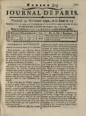 Journal de Paris 〈Paris〉 Freitag 19. November 1790