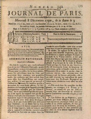 Journal de Paris 〈Paris〉 Mittwoch 8. Dezember 1790