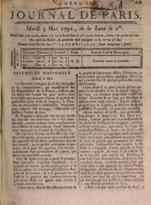 Journal de Paris 〈Paris〉 Dienstag 3. Mai 1791