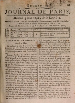 Journal de Paris 〈Paris〉 Mittwoch 4. Mai 1791