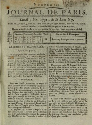 Journal de Paris 〈Paris〉 Montag 9. Mai 1791