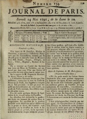 Journal de Paris 〈Paris〉 Samstag 14. Mai 1791