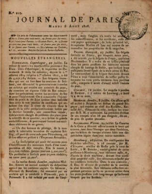 Journal de Paris 〈Paris〉 Dienstag 5. August 1806