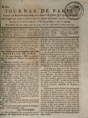 Journal de Paris 〈Paris〉 Montag 13. November 1809