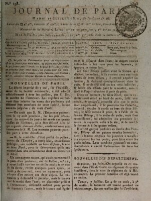 Journal de Paris 〈Paris〉 Dienstag 17. Juli 1810