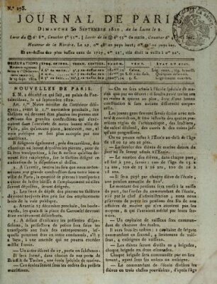 Journal de Paris 〈Paris〉 Sonntag 30. September 1810