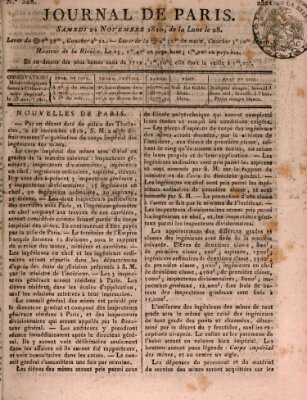 Journal de Paris 〈Paris〉 Samstag 24. November 1810