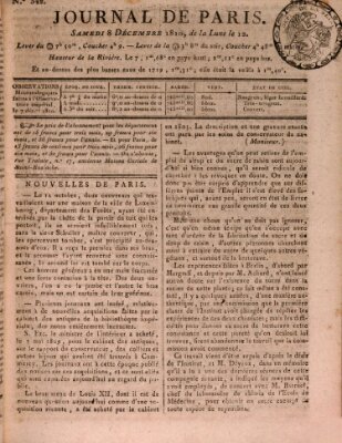 Journal de Paris 〈Paris〉 Samstag 8. Dezember 1810