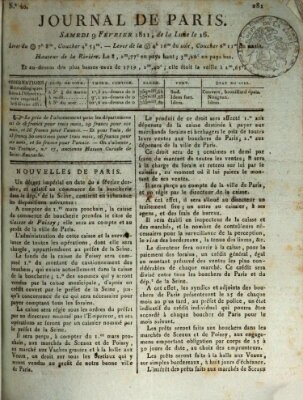 Journal de Paris 〈Paris〉 Samstag 9. Februar 1811