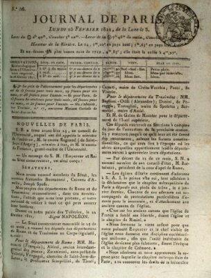 Journal de Paris 〈Paris〉 Montag 25. Februar 1811