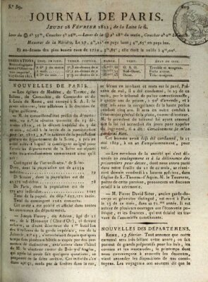 Journal de Paris 〈Paris〉 Donnerstag 28. Februar 1811