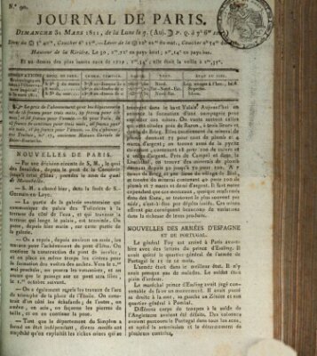 Journal de Paris 〈Paris〉 Sonntag 31. März 1811