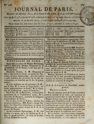 Journal de Paris 〈Paris〉 Dienstag 16. April 1811