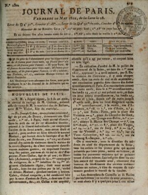 Journal de Paris 〈Paris〉 Freitag 10. Mai 1811