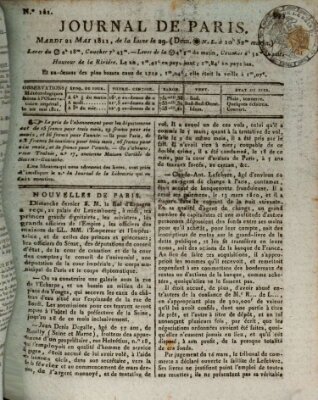 Journal de Paris 〈Paris〉 Dienstag 21. Mai 1811