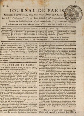 Journal de Paris 〈Paris〉 Mittwoch 5. Juni 1811