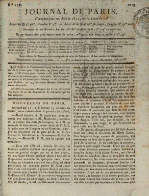 Journal de Paris 〈Paris〉 Freitag 21. Juni 1811