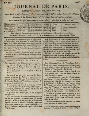 Journal de Paris 〈Paris〉 Samstag 22. Juni 1811