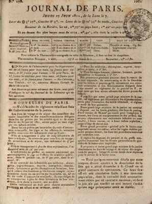 Journal de Paris 〈Paris〉 Donnerstag 27. Juni 1811