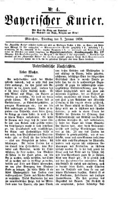 Bayerischer Kurier Dienstag 5. Januar 1858