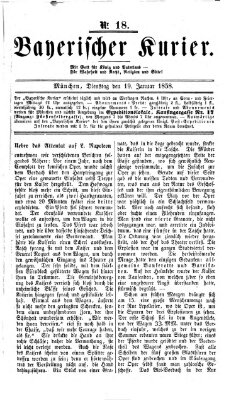 Bayerischer Kurier Dienstag 19. Januar 1858