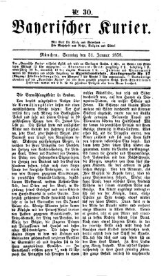 Bayerischer Kurier Sonntag 31. Januar 1858