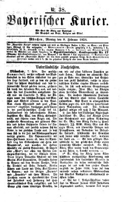 Bayerischer Kurier Montag 8. Februar 1858