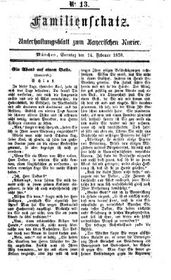 Bayerischer Kurier Sonntag 14. Februar 1858